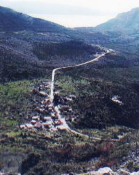 Pogled na Brački kanal iz Brela Gornjih