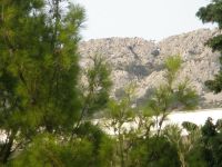 Šupja stina - pogled s plaže hotela Maestral